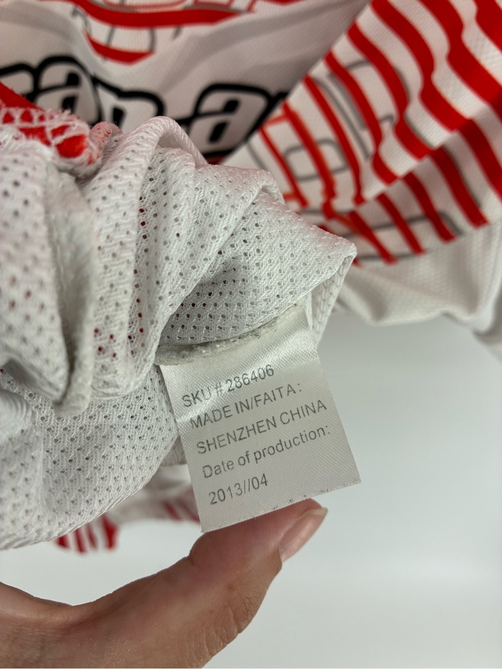 Can An BRP Men's Red and White Performance Shirt - Picture 5 of 9